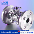 DICO ISO5211 PAD 3PC Válvula de esfera de flange